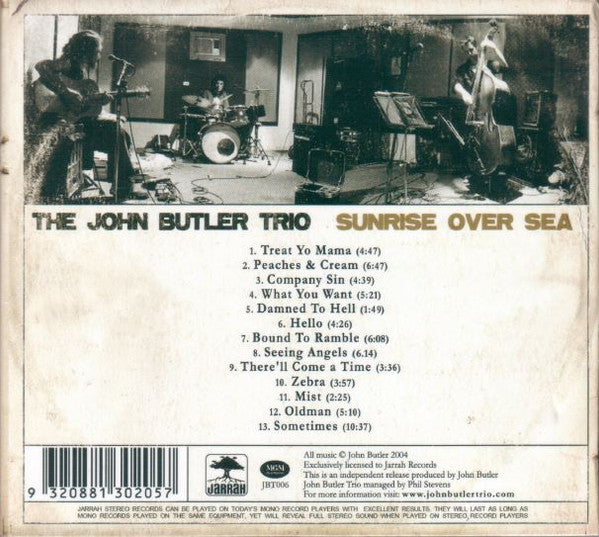The John Butler Trio : Sunrise Over Sea (CD, Album, RE, Dig)