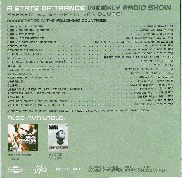 Armin van Buuren : A State Of Trance 2006 (2xCD, Comp, Mixed)