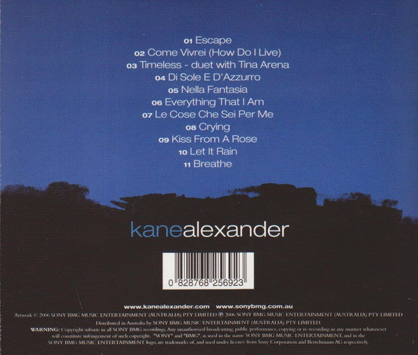 Kane Alexander : Kane Alexander (CD, Album)