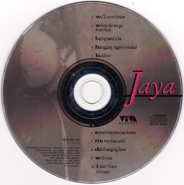 Jaya (2) : Jaya (CD, Album)