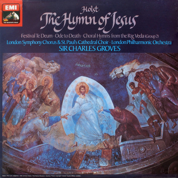 Gustav Holst, Sir Charles Groves, London Philharmonic Orchestra, London Symphony Chorus, St. Paul's Cathedral Choir : The Hymn Of Jesus (LP, Quad)