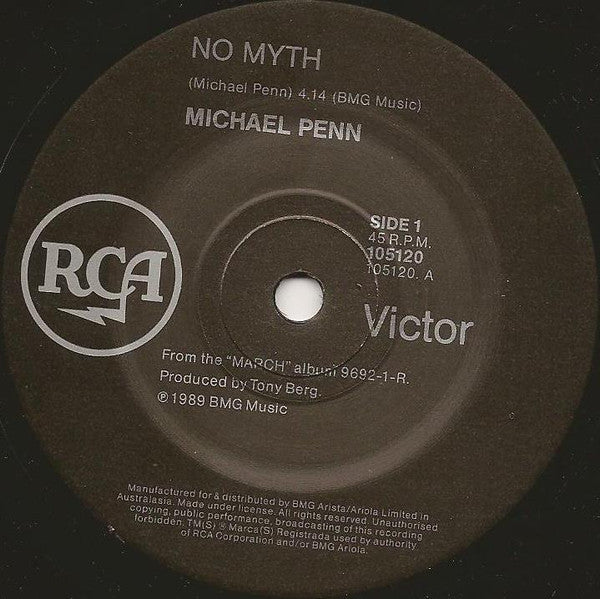 Michael Penn : No Myth (7", Single)
