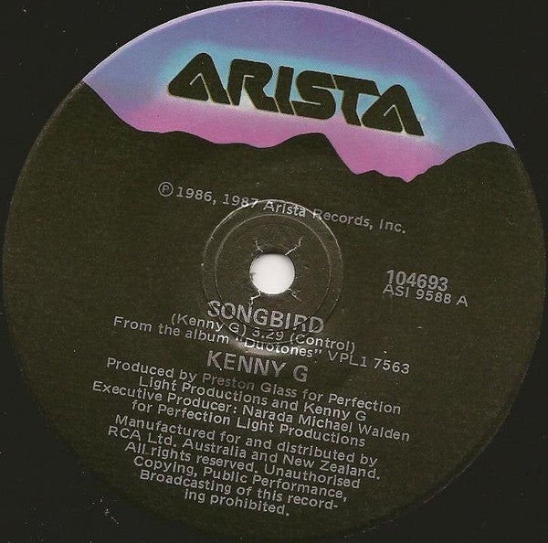 Kenny G (2) : Songbird (7", Single)