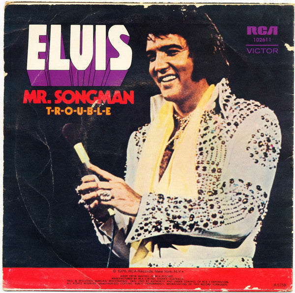 Elvis* : T-R-O-U-B-L-E (7", Single)