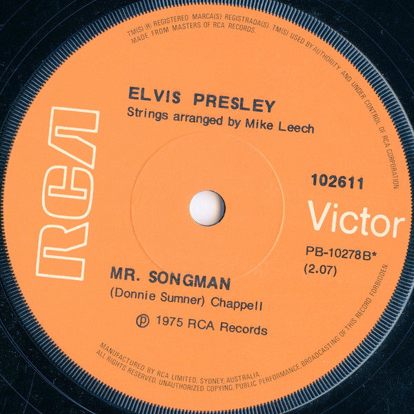 Elvis* : T-R-O-U-B-L-E (7", Single)