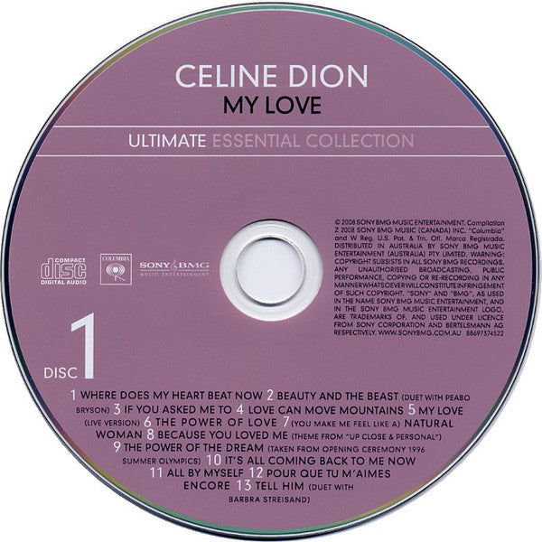 Celine Dion* : My Love (Ultimate Essential Collection) (2xCD, Comp)