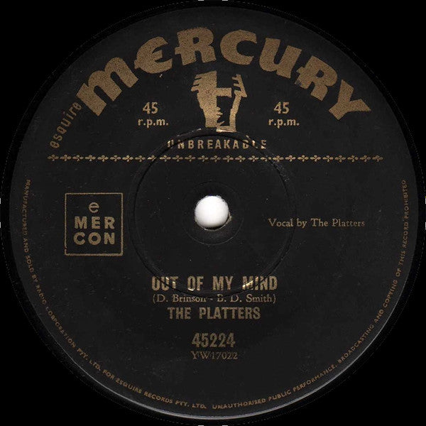 The Platters : Twilight Time (7", Single)