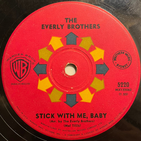 Everly Brothers : Temptation (7", Single)