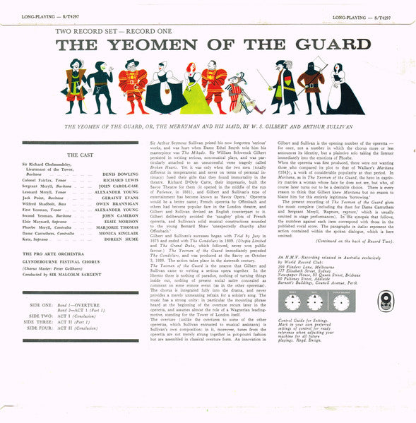 Gilbert & Sullivan : The Yeomen Of The Guard (2xLP, Album, Club)