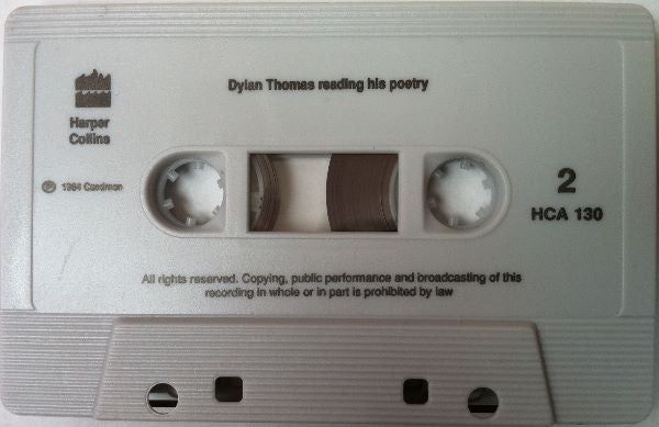 Dylan Thomas : Reading His Poetry (2xCass, Album)