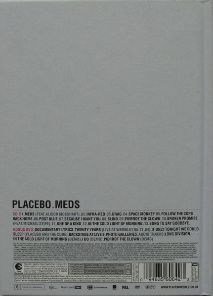 Placebo : Meds (CD, Album, Copy Prot. + DVD-V, PAL + Ltd, Lon)