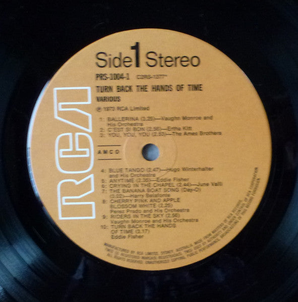 Various : Turn Back The Hands Of Time (2xLP, Comp)