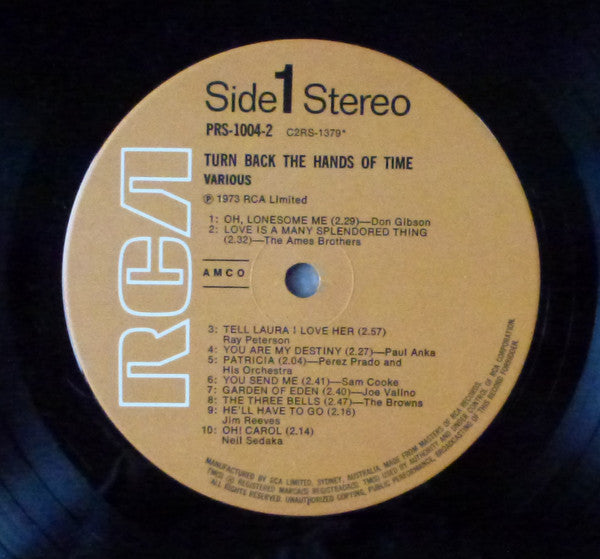 Various : Turn Back The Hands Of Time (2xLP, Comp)