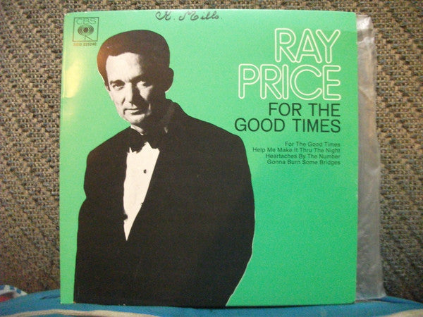 Ray Price : For The Good Times (7", EP)