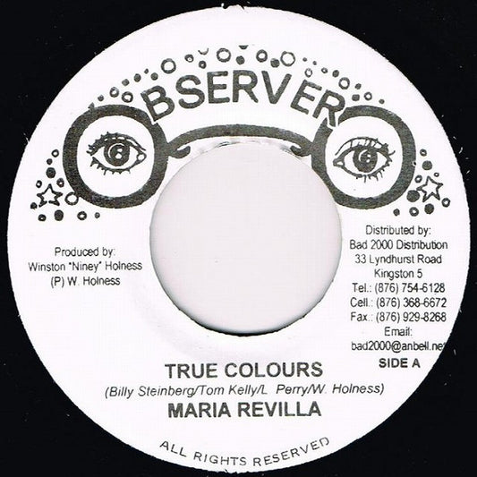 Maria Revilla / Upsetter* & The Observer* : True Colours / Version With Lotion (7")