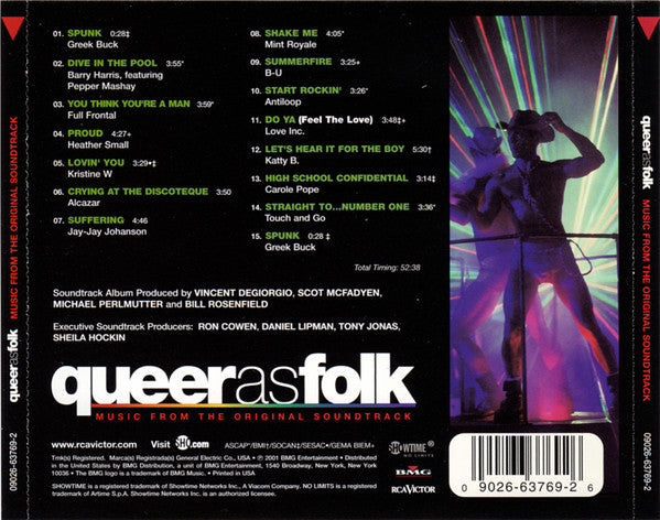 Various : Queer As Folk (Music From The Original Soundtrack) (CD, Comp)