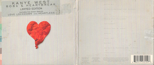 Kanye West : 808s & Heartbreak (CD, Album)