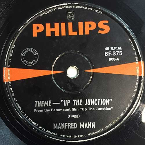 Manfred Mann : Theme - "Up The Junction" (7", Single)