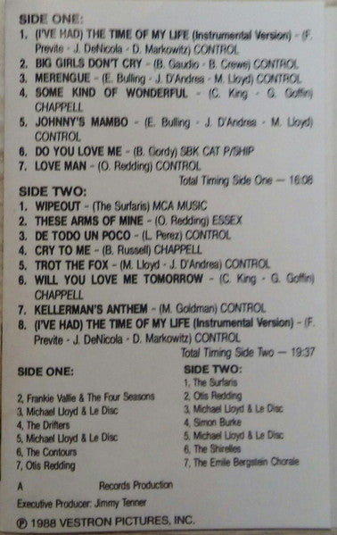 Various : More Dirty Dancing (Cass, Comp)