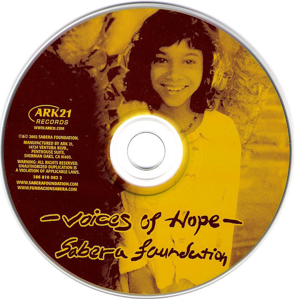 Various : Voices Of Hope  - Sabera Foundation (CD)