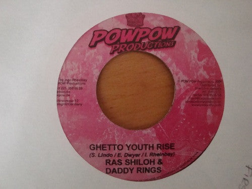 Ras Shiloh & Daddy Rings : Ghetto Youth Rise (7")