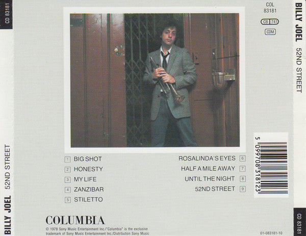 Billy Joel : 52nd Street (CD, Album, RE)