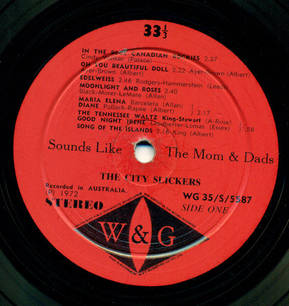 The City Slickers (5) : Sounds Like The Mom And Dads (LP, Album)