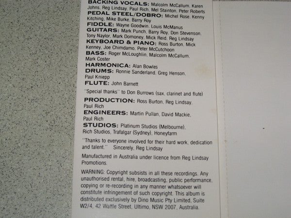 Reg Lindsay : 40th Anniversary Album (Cass, Comp)