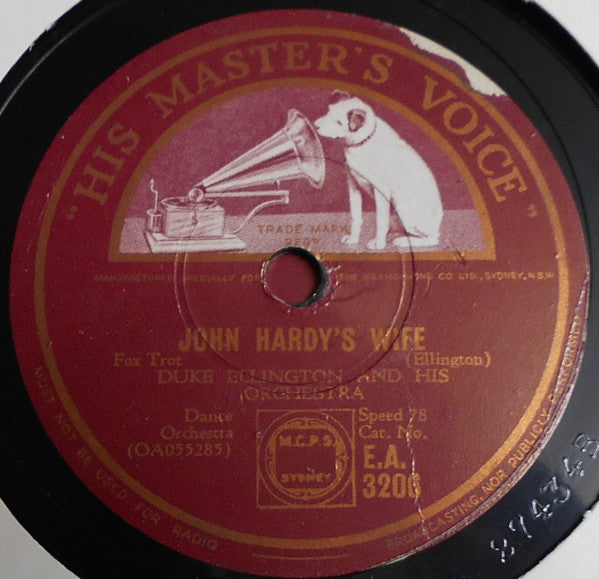 Duke Ellington And His Orchestra : John Hardy's Wife / Bakiff (Shellac, 10")