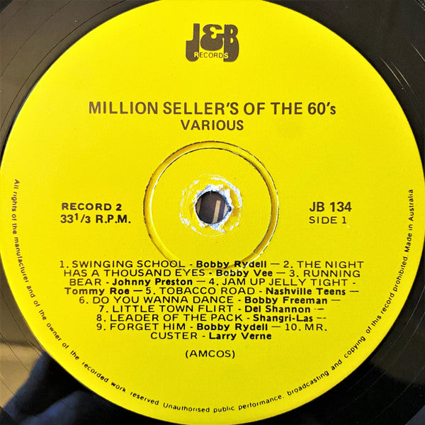 Various : Million Sellers Of The 60's Volume 2 (LP, Comp)