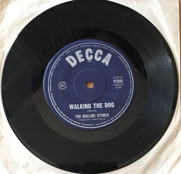 The Rolling Stones : Under The Boardwalk (7", Single, Dar)