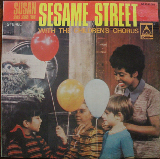 Susan* With The Children's Chorus (2) : Susan Sings Songs From Sesame Street (LP, Album)