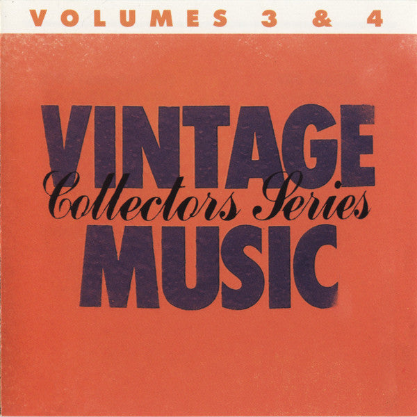 Various : Vintage Music Collectors Series Volumes 3 & 4 (CD, Comp, Den)
