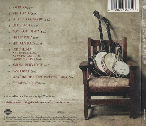 Béla Fleck & Abigail Washburn : Béla Fleck & Abigail Washburn (CD, Album)