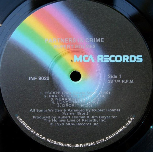 Rupert Holmes : Partners In Crime (LP, Album)