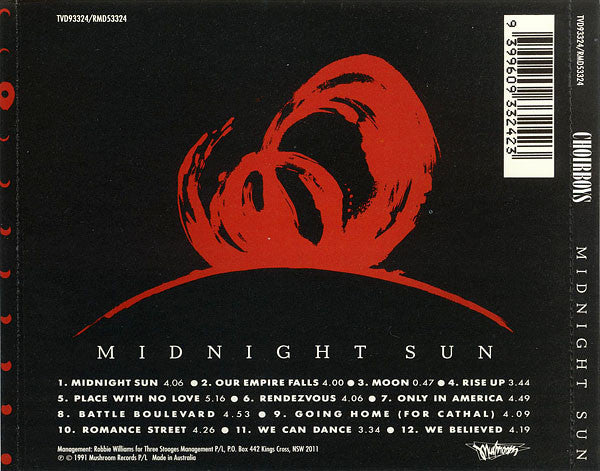 Choirboys : Midnight Sun (CD, Album)