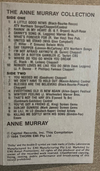 Anne Murray : The Anne Murray Collection (Cass, Comp)