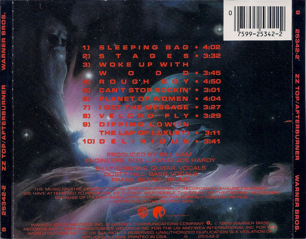 ZZ Top : Afterburner (CD, Album)