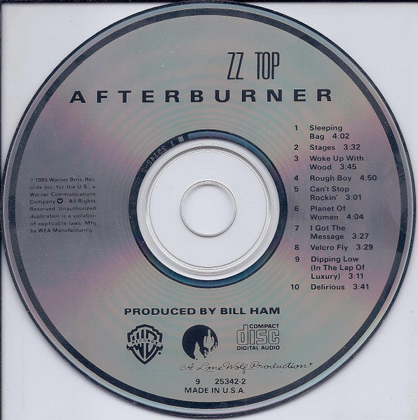 ZZ Top : Afterburner (CD, Album)