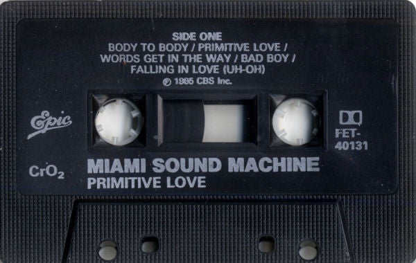 Miami Sound Machine : Primitive Love (Cass, Album, RE)