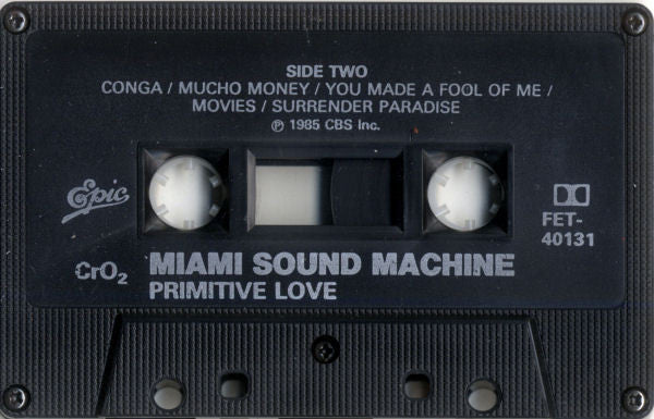 Miami Sound Machine : Primitive Love (Cass, Album, RE)