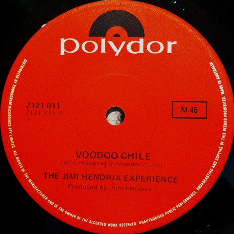 The Jimi Hendrix Experience : Voodoo Chile (7")