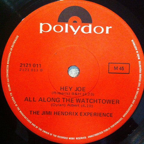 The Jimi Hendrix Experience : Voodoo Chile (7")