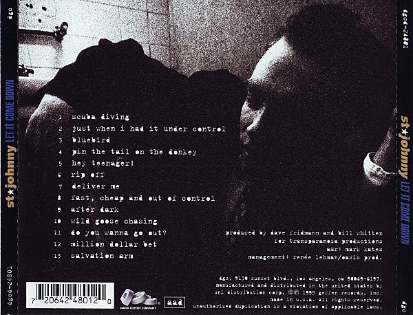 St. Johnny : Let It Come Down (CD, Album)