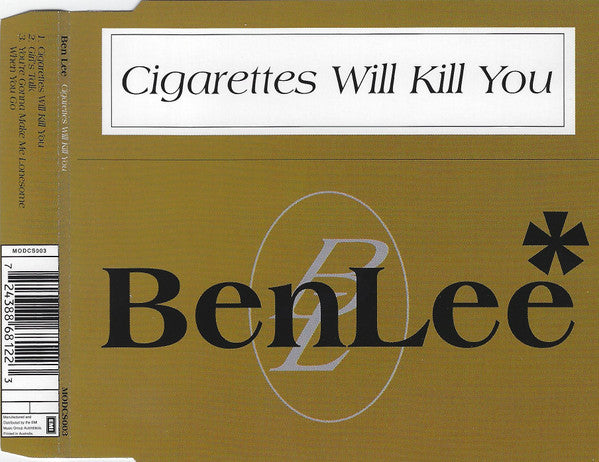 Ben Lee : Cigarettes Will Kill You (CD, Single)