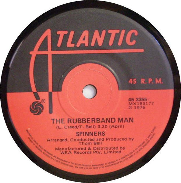 Spinners : The Rubberband Man (7", Single)
