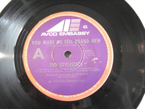 The Stylistics : You Make Me Feel Brand New (7", Single)