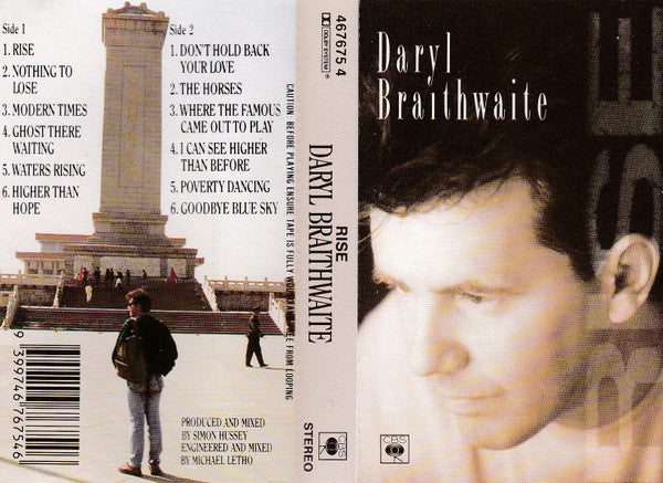 Daryl Braithwaite : Rise (Cass, Album)