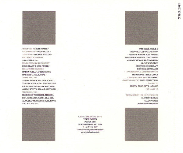 John Farnham : Whispering Jack (CD, Album, RE, RM)