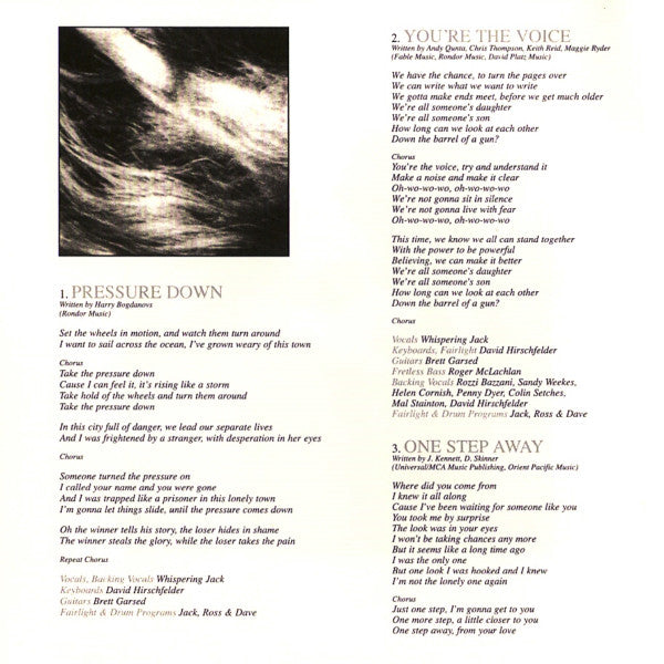 John Farnham : Whispering Jack (CD, Album, RE, RM)